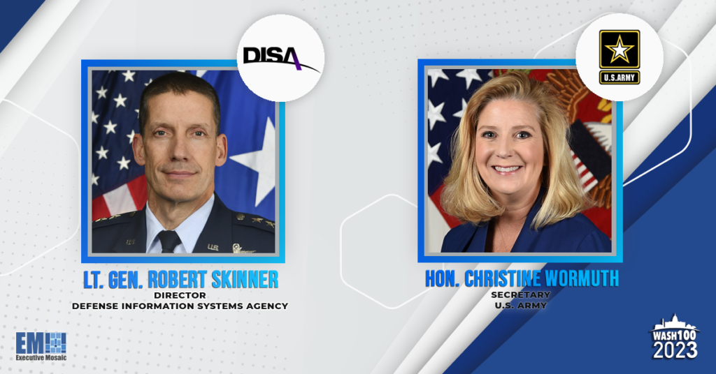A Pair of DOD VIPs, Robert Skinner & Christine Wormuth, Earn 2023 Wash100 Awards