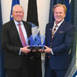Baird's Jean Stack Presented With 2023 Wash100 Award by Executive Mosaic CEO Jim Garrettson